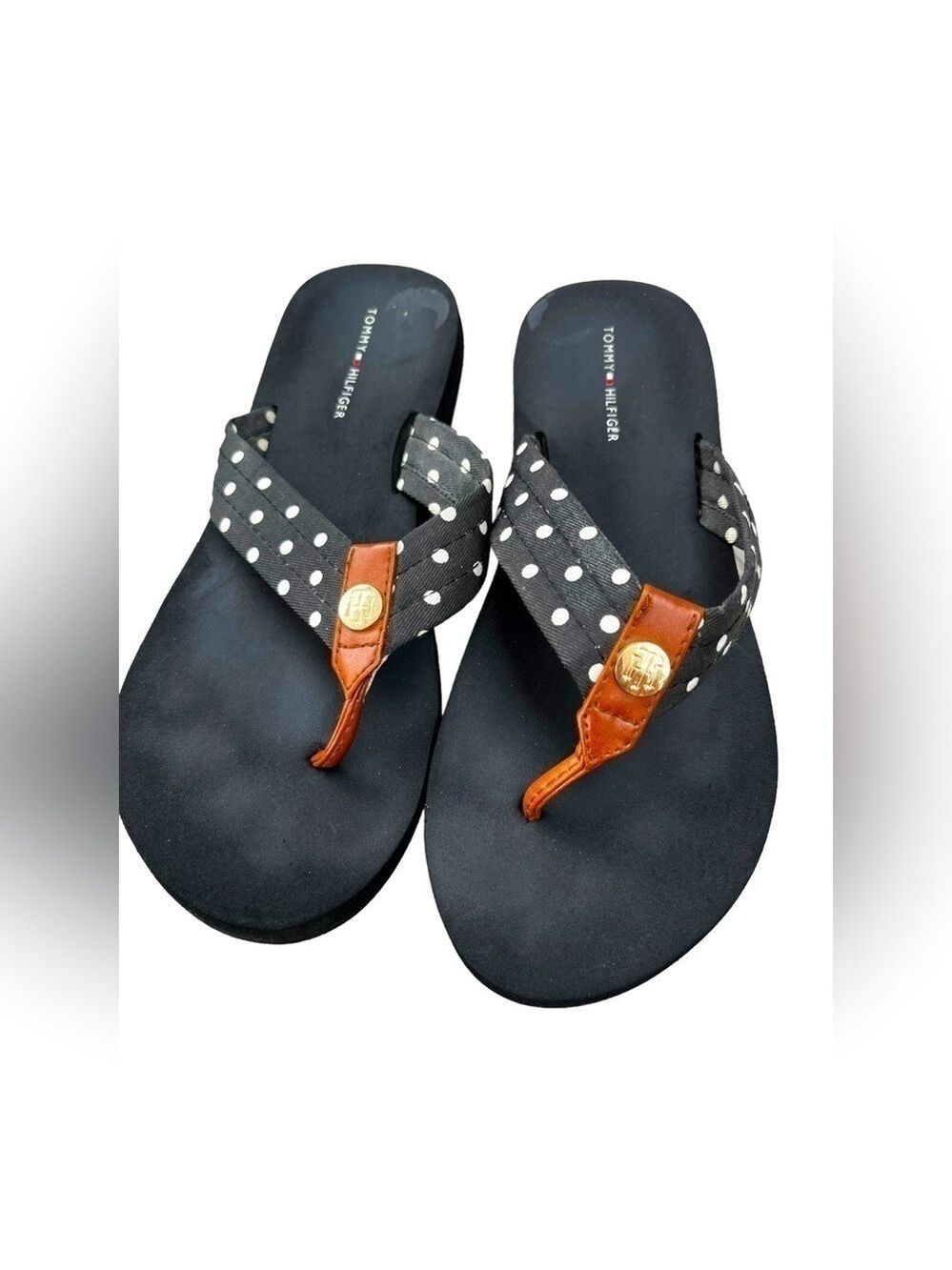 Tommy Hilfiger Polka Dots Flip Flop Sandals